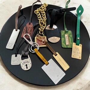 Lot 0f 10 name brand handbag hangtags